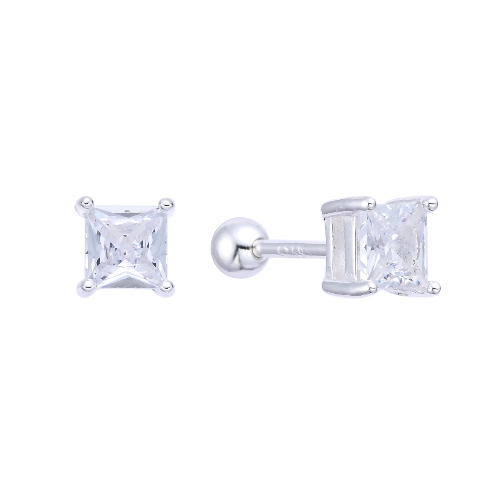 Zarcillos Puntos de Luz 4x4mm