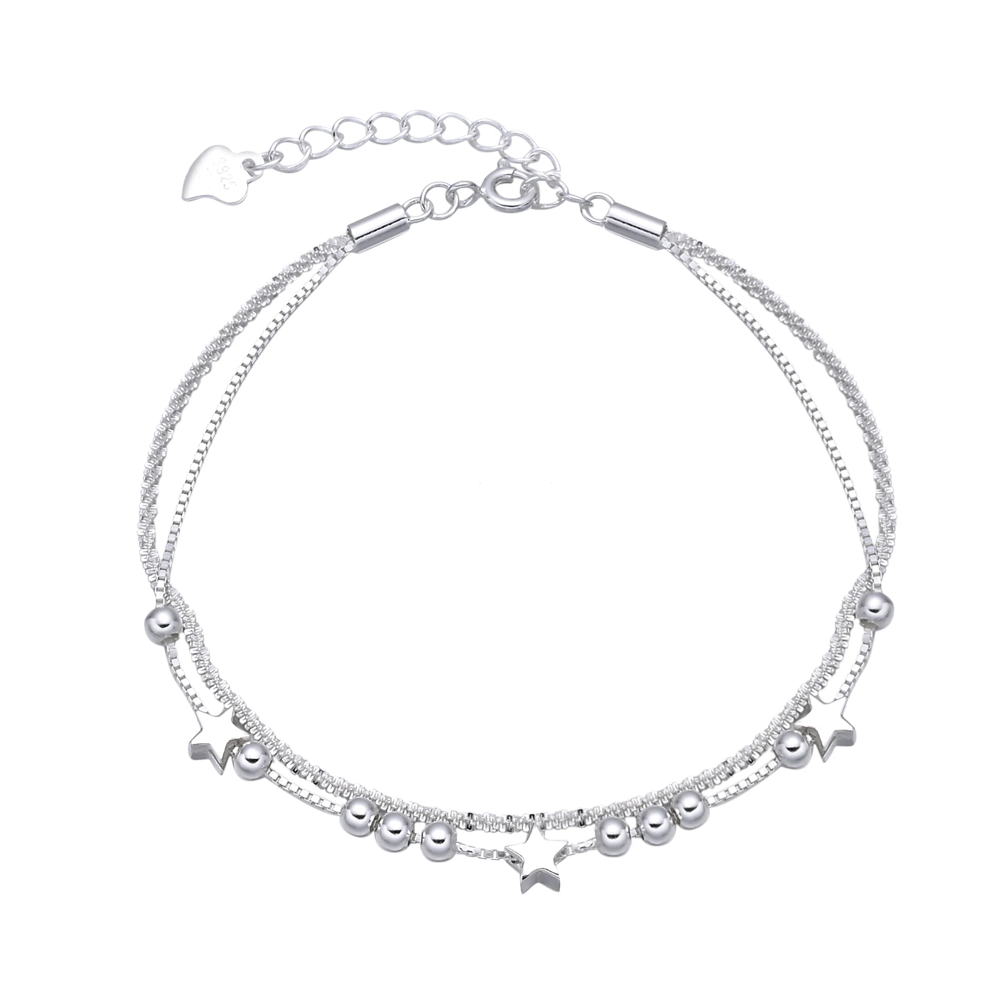 Pulsera de Estrellas y Bolitas