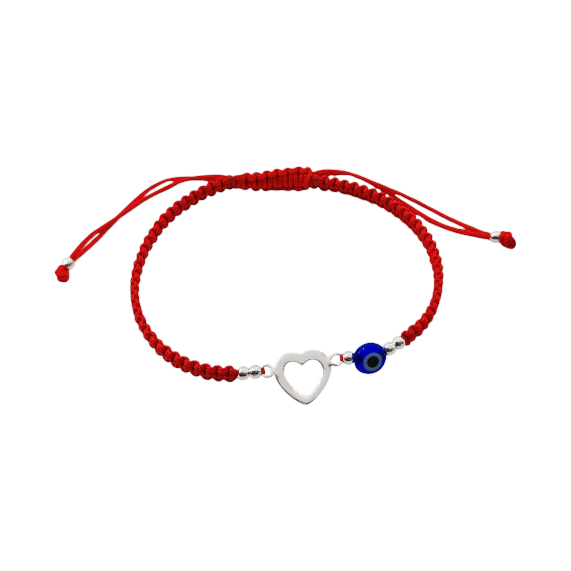 Pulsera de Corazón y Ojo Turco