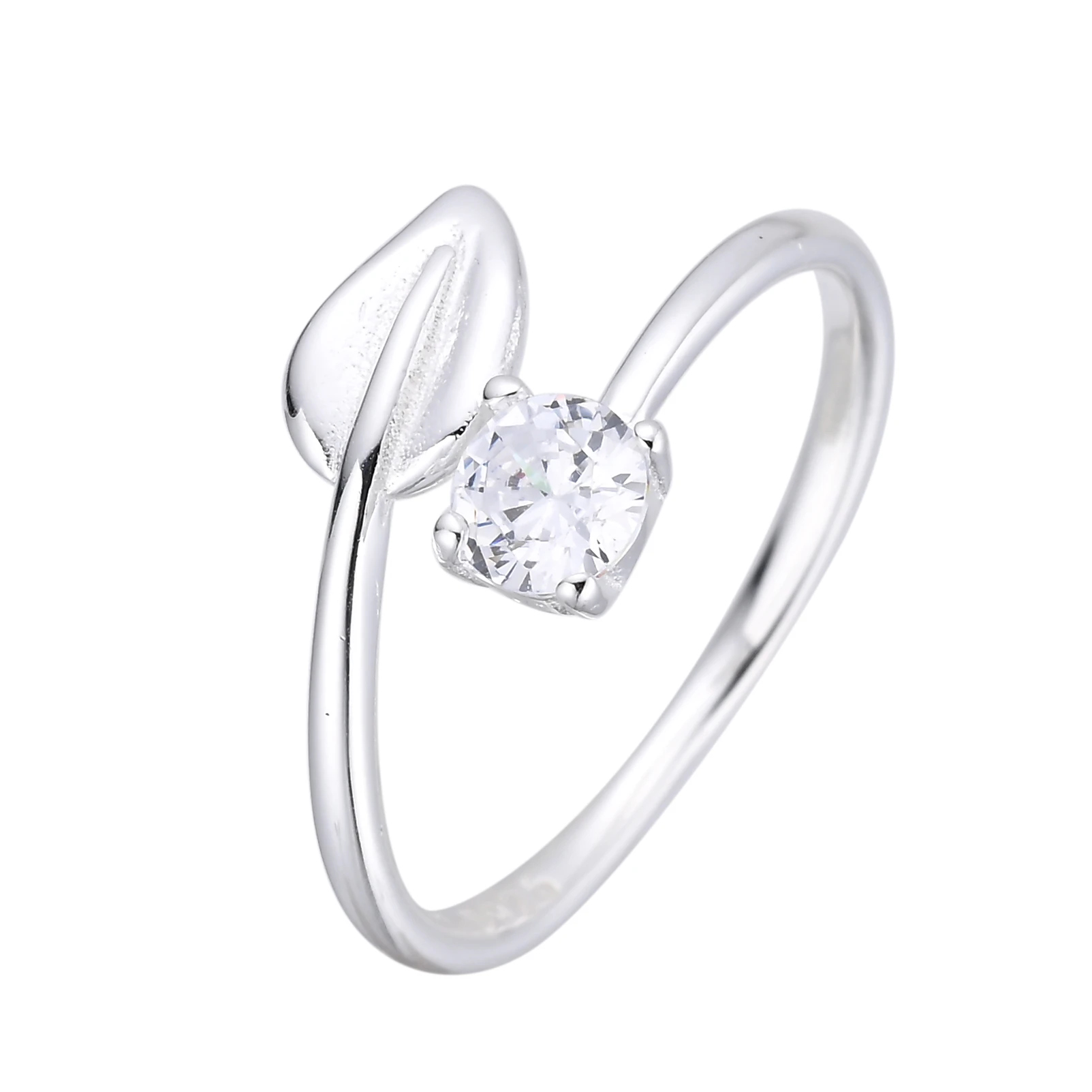 Anillo de Hoja y Puntos de Luz